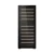Devanti 80 Bottle Dual Zone Wine Fridge Cooler, Compressor, UV Glass Door, Digital Control, Black, No-Frost