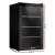 Devanti Wine Fridge Cooler, Black, 34 Bottles, 80L, Compression Cooling, UV-Resistant Glass, Touch Control