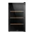 Devanti Wine Fridge Cooler, Black, 34 Bottles, 80L, Compression Cooling, UV-Resistant Glass, Touch Control