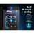 Devanti Wine Fridge Cooler, Thermoelectric, 18 Bottles, Black, 50L, Silent Operation, UV-Resistant Glass Door