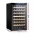 Devanti Wine Fridge Cooler, Wooden Shelves, 51-Bottle Capacity, Black, 56x49.5x83cm, UV-Resistant, Energy-Efficient
