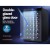 Devanti Wine Fridge Cooler, Thermoelectric, 28-Bottle Capacity, Black, 43x52x74.5cm, UV-Resistant, Silent Operation