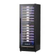 Devanti Dual Zone Wine Fridge Cooler - 128 Bottle Capacity, Compressor Cooling, LED Lighting, UV-Resistant Door