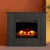Devanti Electric Fireplace 2000W Black MDF Mantel with 3D Flame Effect, Remote Control, Timer & Thermostat