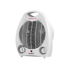 Devanti Electric Fan Heater, ABS Plastic, 21x13.5x27cm, White, 2000W, Rapid Heat-Up, Safe & Portable Winter Solution