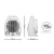 Devanti Electric Fan Heater, ABS Plastic, 21x13.5x27cm, White, 2000W, Rapid Heat-Up, Safe & Portable Winter Solution