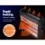 Devanti Infrared Heater, Quartz Elements, Black, 53x21x65cm, Portable & Eco-Friendly Radiant Heating Solution