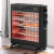 Devanti Infrared Heater, Quartz Elements, Black, 53x21x65cm, Portable & Eco-Friendly Radiant Heating Solution