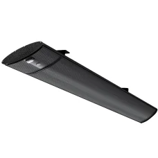 Devanti Electric Radiant Strip Heater 3200W - Black Anodised Aluminium, Indoor/Outdoor Use, Remote Control, IPX4 Rated