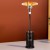 Devanti Outdoor Gas Patio Heater, Stainless Steel, 225cm, Black & Silver, Eco-Friendly, Portable, 13.5kW Heating