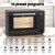 Devanti 32L Air Fryer Oven with LCD Touch, 1700W Power, 16 Presets, 360° Air Circulation, Bonus Accessories Included