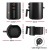Devanti 4L Air Fryer 1500W Knob Control, 80-200°C Temp, 60-Min Timer, Non-Stick, Oil-Free, Black,