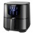 Devanti 7L Air Fryer - Black Stainless Steel, LCD Touch Control, Oil-Free Cooking, 8 Presets, 1700W Power