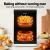 Devanti 11L Dual Zone Air Fryer Oven – 4-in-1 Stainless Steel, Touch Control, 1700W, 13 Presets, Dishwasher Safe
