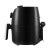 Devanti Air Fryer, Stainless Steel, 2.5L, Black/Silver, 1200W, Oil-Free Cooking, Knob Control, Easy Clean, Safe Design