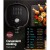 Devanti Air Fryer, Stainless Steel, 2.5L, Black/Silver, 1200W, Oil-Free Cooking, Knob Control, Easy Clean, Safe Design