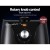 Devanti Air Fryer, Stainless Steel, 2.5L, Black/Silver, 1200W, Oil-Free Cooking, Knob Control, Easy Clean, Safe Design