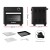 Devanti Air Fryer Oven, Stainless Steel, 15L, Black - Oil-Free Cooking with LCD Touch Panel & 12 Presets