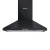 Devanti Range Hood, Powder-Coated Steel, 600mm, Black, 3-Speed, LED Lamp, Strong Suction, Removable Filters