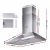 Devanti 600mm Stainless Steel Range Hood | 3-Speed, High Suction Power, LED Lighting, 5-Layer Filters, Wall Mounted