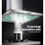 Devanti 600mm Stainless Steel Range Hood | 3-Speed, High Suction Power, LED Lighting, 5-Layer Filters, Wall Mounted