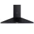Devanti Range Hood, Black Powder-Coated Steel, 900mm, Wall Mounted, High Performance, 3-Speed, LED Lighting