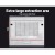 Devanti 600mm Stainless Steel Range Hood 60cm with 3-Speed Control, LED Light, and Removable 5-Layer Aluminium Filter