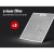 DEVANTI 900mm Stainless Steel Range Hood – 3-Speed, LED Lights, 5-Layer Filters, High-Performance 125W Motor