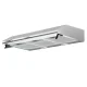 Devanti 90cm Stainless Steel Range Hood with Glass Visor, 3-Speed Fan, LED Lights, and 5-Layer Grease Filter