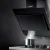 Devanti 900mm Black Tempered Glass Range Hood - Wall-Mounted, Side-Draft Design, 3-Speed Touch Controls, LED Lights