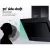 Devanti 900mm Black Tempered Glass Range Hood - Wall-Mounted, Side-Draft Design, 3-Speed Touch Controls, LED Lights