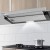 Devanti 600mm Stainless Steel Slide-Out Range Hood – High Performance, 2-Speed Motor, LED Light, 60cm, Black/Silver