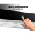 Devanti 900mm Range Hood - 90cm Wall Mounted, Black Tempered Glass, 3-Speed Touch Control, LED Lights, Strong Suction
