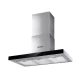 Devanti 900mm Range Hood - 90cm Wall Mounted, Black Tempered Glass, 3-Speed Touch Control, LED Lights, Strong Suction
