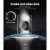 Devanti 900mm Wall Mounted Range Hood with Stainless Steel & Tempered Glass, 3-Speed, LED Lights & Filter Indicator