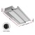 Devanti 900mm Slide Out Range Hood 90cm Stainless Steel, 2-Speed, LED, Washable Filters, 160m³/h Extraction