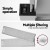 Devanti 900mm Slide Out Range Hood 90cm Stainless Steel, 2-Speed, LED, Washable Filters, 160m³/h Extraction