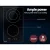 Devanti Electric Ceramic Cooktop, Black Glass, 30cm, 3200W, Touch Control, 3 Zones, Safety Features, Easy-to-Clean