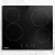 Devanti 60cm Electric Ceramic Cooktop, Touch Control, 4 Cooking Zones, 9 Power Levels, Safety Features, Black Glass