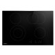 Devanti Electric Ceramic Cooktop, Black Glass, 77cm, 6 Zones, Touch Control, Safety Features, 6600W Power