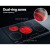 Devanti Electric Ceramic Cooktop, Black Glass, 90cm, 6 Zones, 8200W, Touch Control, Safety Features, Easy Clean
