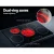 Devanti Electric Ceramic Cooktop, Black Glass, 90cm, 6 Zones, 8200W, Touch Control, Safety Features, Easy Clean