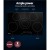 Devanti Electric Ceramic Cooktop, Black Glass, 90cm, 6 Zones, 8200W, Touch Control, Safety Features, Easy Clean