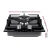 Devanti 30cm 2 Burner Gas Cooktop, Black Tempered Glass, Cast Iron Grates, Easy Ignition, LPG Compatible, 4.3kW Power