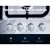 Devanti 60cm Gas Cooktop 4 Burner Stainless Steel, Cast Iron Grates, Wok Burner, Safety Lock, LPG Compatible
