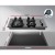 Devanti 60cm Black Tempered Glass Gas Cooktop Stove Hob with 4 Burners, Cast Iron Grates, LPG Conversion Kit Included