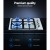 Devanti 60cm Gas Cooktop Stove Hob Silver Stainless Steel 4 Burners Wok Semi-Rapid LPG Conversion Kit Included