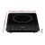 Devanti Induction Cooktop, Black Ceramic Glass, 30cm Portable Cooker, 10 Power Levels, 6 Cooking Modes, LED Display