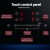 Devanti 70cm Electric Induction Cooktop, 4 Zone Ceramic Glass Stove, 7000W, Touch Control, Child Lock, Black