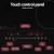 Devanti 60cm Induction Cooktop 4 Zone Electric Cooker, Black Ceramic Glass, Touch Control, 7400W, Built-In